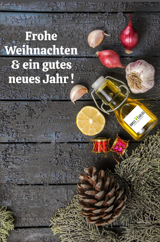 Weihnachten Natives Olivenöl extra onkel carlos neue Ernte 2023